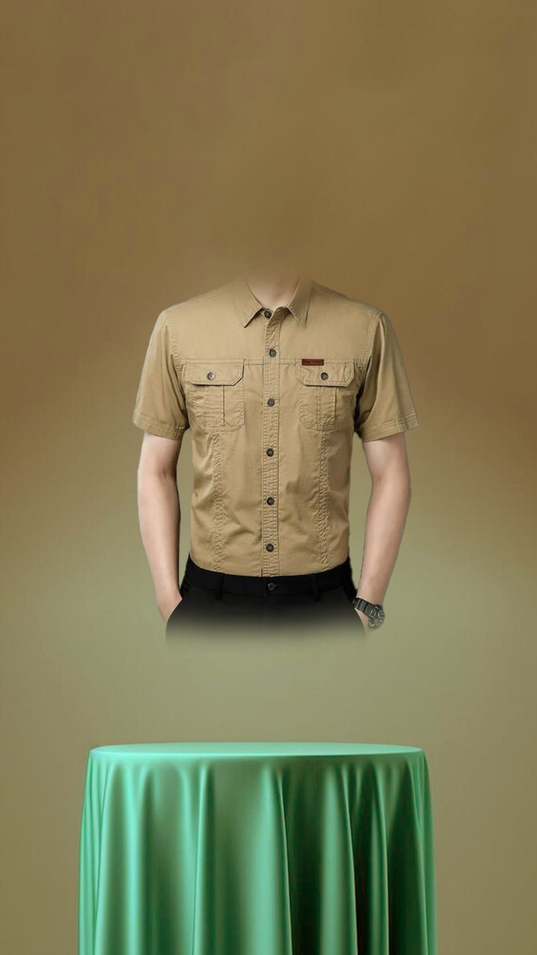 پیراهن آستین کوتاه