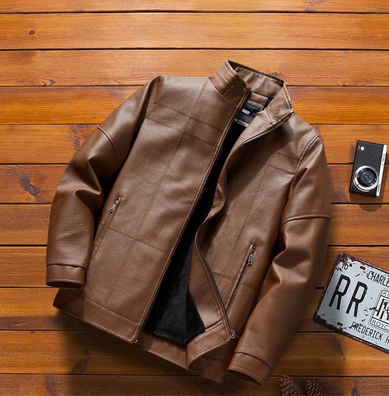 کت چرم کلاسیک